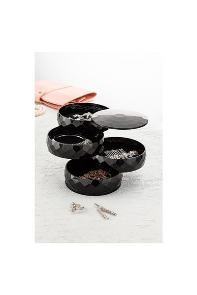 Bahat Acrylic Makeup Jewelry Box Organizer
