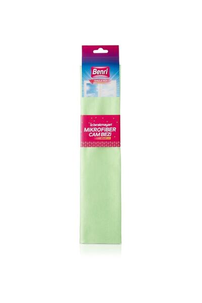 Benri 40x40cm Microfiber Glass Cloth - Non-Marking Single Pack