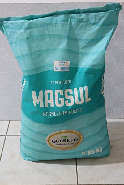 GÜBRETAŞ Yüksek Magnezyum Içerikli Toz Gübre Magsul - 25 Kg