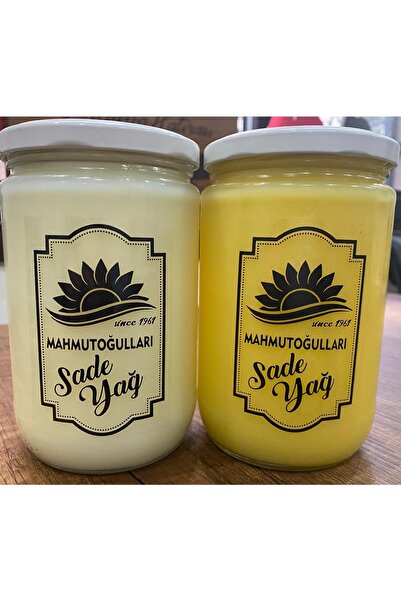 MAHMUTOĞULLARI SADE YAĞ Ghee Sade Yağ 500 Gr Koyun 500 Gr Inek Sütünden Imal ...