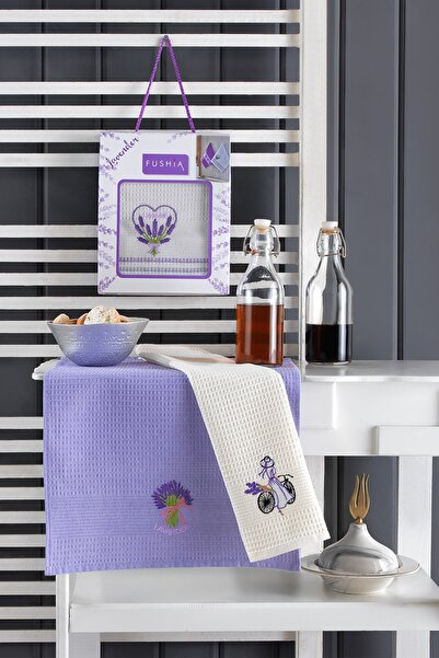 Genel Markalar 2'li Nakışlı Mutfak Havlu Seti 40x60 cm