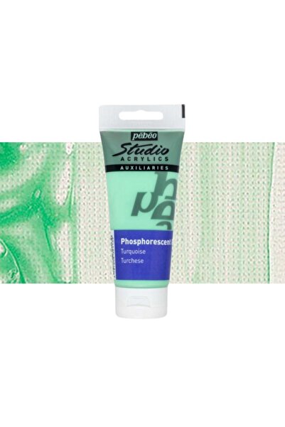 Pebeo Akrilik Boya Studio 100ml Fosforlu Phosphorescent Turquoise 113