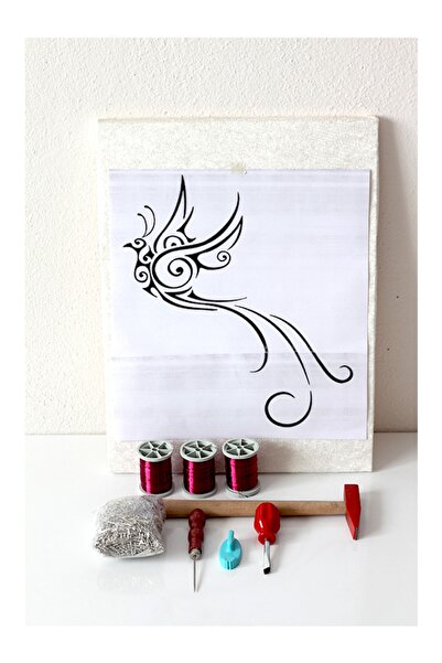 TUĞRA TABLO Filografi Set Anka Kuşu Hazır Set