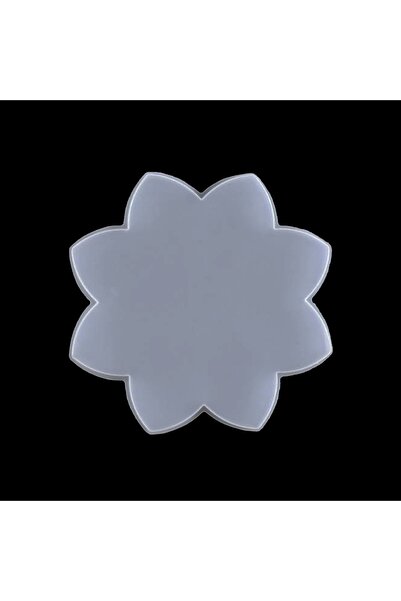 Getshopmini Epoksi Silikon Büyük Lotus Bardak Altlığı Kalıbı