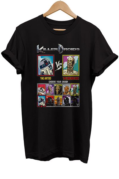 remonz Μπλουζάκι Star Wars Druids με στάμπα 100% βαμβακερό Oversize