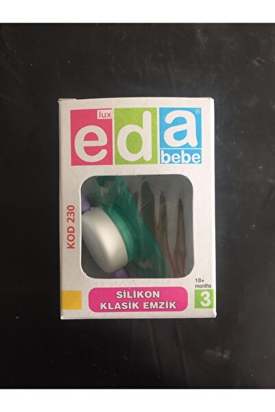LUX EDA BEBE Silikon Klasik Emzik 3 Numara
