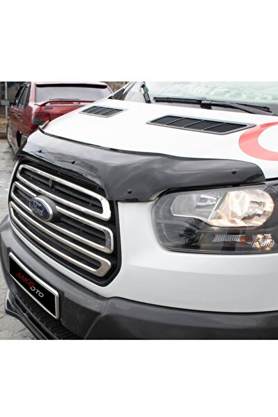 Genel Markalar Transit 2014 - 2018 Ön Kaput Koruyucu Rüzgarlığı Piano Black 3...