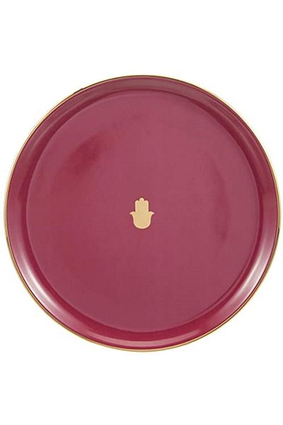 N&D Porland 04A+P021558 Glamorous Fuchsia Flat Plate, 20 cm