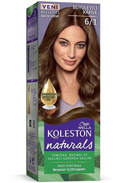 Wella Koleston Naturals Yarı Set Boya 6/1 Büyüleyici Kahve