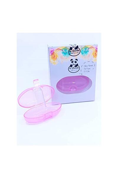 N&D Silikon Bebek Parmak Diş Kaşıyıcı Fırçası (pembe, Silikon)