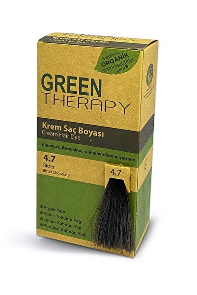Green Therapy Krem Saç Boyası 4.7 Bitter