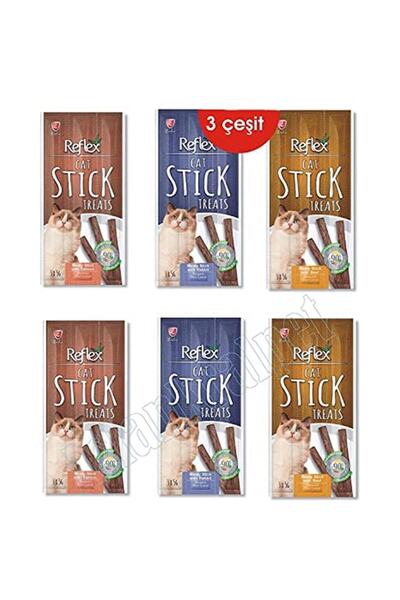 Reflex Plus Reflex Kedi Ödül Maması 3 Farklı Kedi Ödül Çubuğu 6 Adet