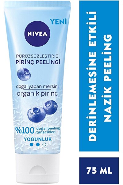 NIVEA Pürüzsüzleştirici Organik Pirinç Peelingi 75 ml