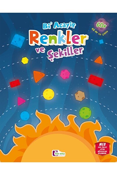Mor Elma Yayıncılık Bi Acayip Colors and Shapes Book Preschool Book