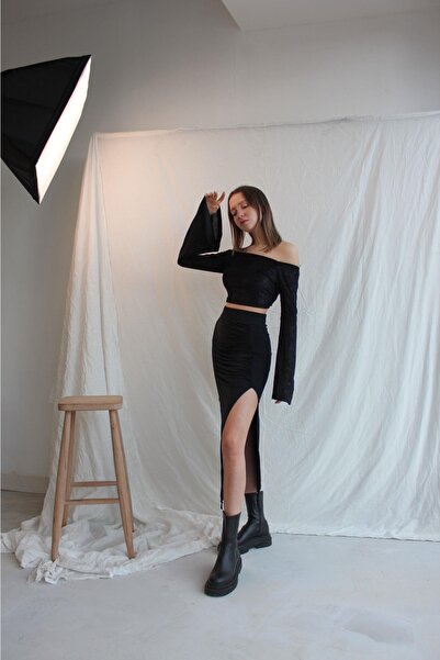 Look Kadıköy Fustă cu fante