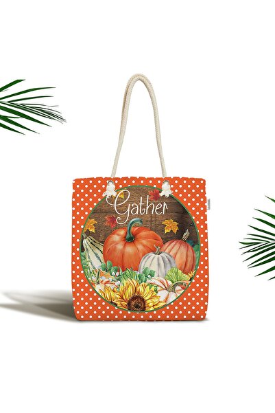 Realhomes Сумка через плече з блискавкою та принтом у вигляді помаранчевих кр...