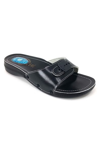 Ceyo 6500-1 Anatomical Black Women's Slippers