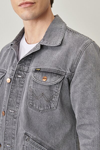 WRANGLER Regular Fit Rahat Kesim %100 Pamuk Denim Ceket
