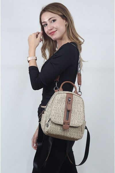 Nas Bag Γυναικεία τσάντα ώμου και πλάτης (23 X 28)