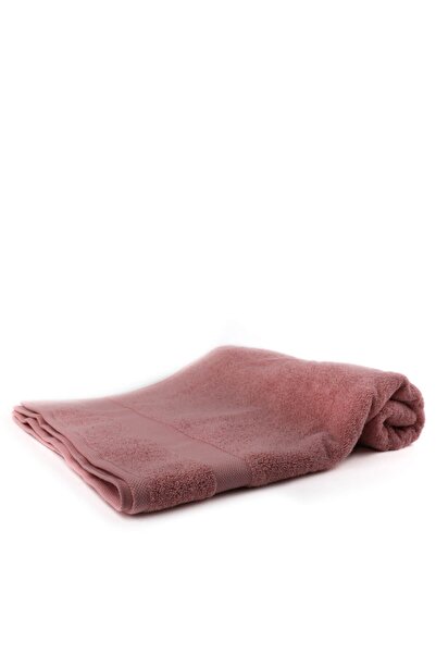 Taka Fabrics منشفة حمام ويف قطن 100% مقاس 70×140 سم، زهري