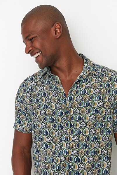 Trendyol Collection Hemd - Blau - Regular