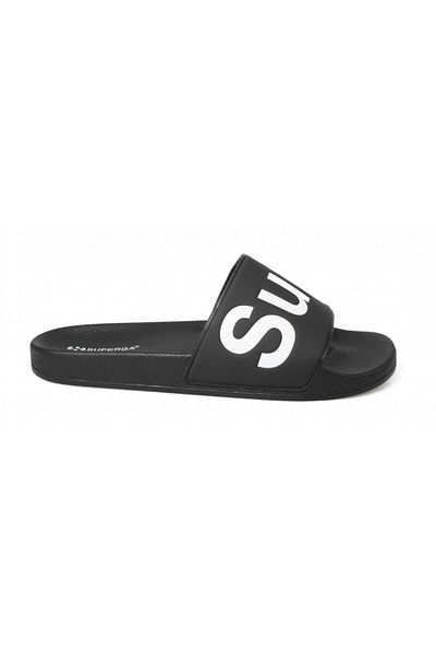 Superga S111i3w 1908 Slides Polysoft Black Unisex Slippers