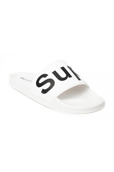 Superga S111i3w 1908 Slides Polysoft White Unisex Slippers
