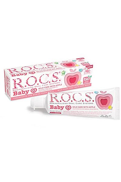 R.O.C.S. 0-3 Months Rocs Baby Toothpaste Apple Puree