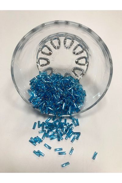 Hobigram Χάντρες Ποικιλία Water Blue Pipe Beads 5 mm – Χάντρες, Κομψό Σχέδιο, Γυναικείο Αξεσουάρ – Χάντρες – Χάντρες