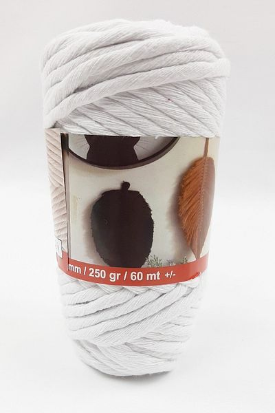 Hobigram Ață de tâmplărie albă – Design special, Accesoriu, Producție de calitate, Stil atrăgător – Ață de tricotat – Tricotat