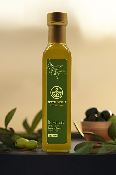 ApAyrı Yaşam Erken Hasat Organik Bebek Zeytinyağı Natürel Soğuk Sıkım Zeytin ...