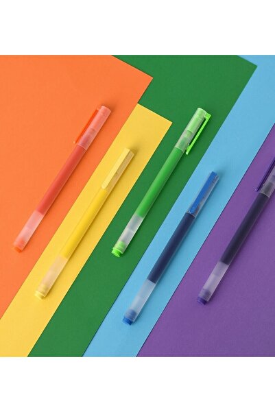 Xiaomi Jumbo Renkli Jel Mürekkep Kalem 5 Adet