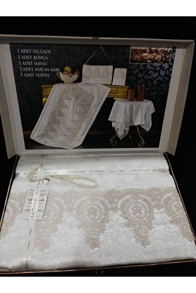 AKTAŞ ÇEYİZ Dowry Gift Prayer Rug Set