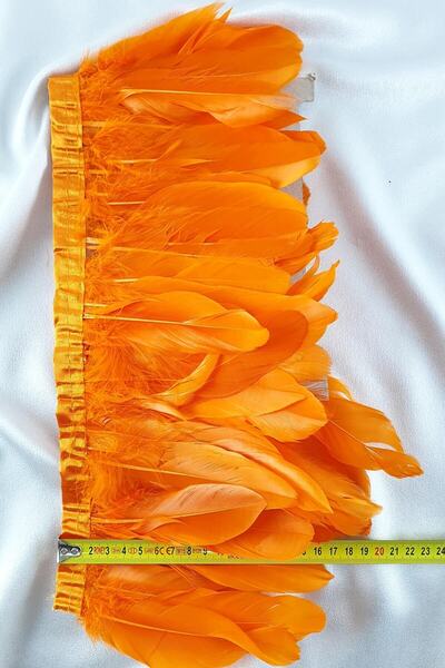 Hobigram Партійна аксесуар Помаранчеве орлине перо – Спеціальний дизайн, аксесуар, якісне виготовлення, привабливий стиль – Dek