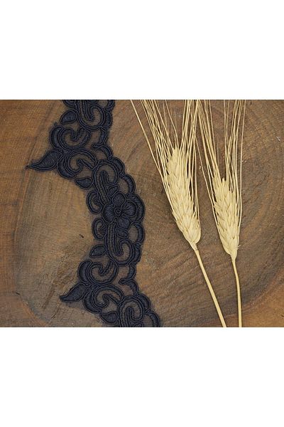 Hobigram Navy Blue French Guipure 2139 – Ειδικό σχέδιο, αξεσουάρ, ποιοτική παραγωγή, εντυπωσιακό στυλ – διακοσμητικό σχέδιο