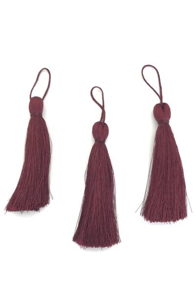 Hobigram Bordo Püskül 10 Cm – Özel Tasarım, Aksesuar, Kaliteli Üretim, Göz Al...