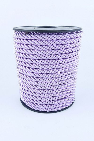 Hobigram Lilac Cord Rope 6 Mm 10 Mt – Σχοινί πλεξίματος, Κομψό σχέδιο, Γυναικείο αξεσουάρ – Σχοινί πλεξίματος