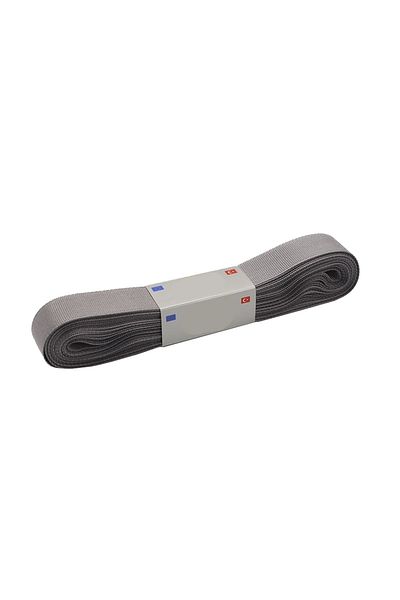 Hobigram شريط Grosgrain رمادي غامق 2 سم 5 متر