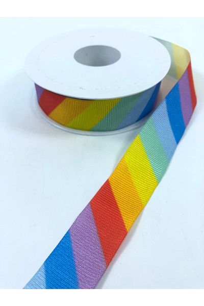 Hobigram Πολύχρωμη κορδέλα Grosgrain με σταυρωτό σχέδιο – Ειδικό σχέδιο, αξεσουάρ, ποιοτική παραγωγή, εντυπωσιακό στυλ