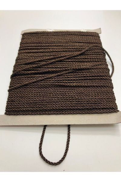 Hobigram Bitter Brown Cord Rope 3 Mm 10 Mt – Σχοινί πλεξίματος, Κομψό Σχέδιο, Γυναικείο Αξεσουάρ