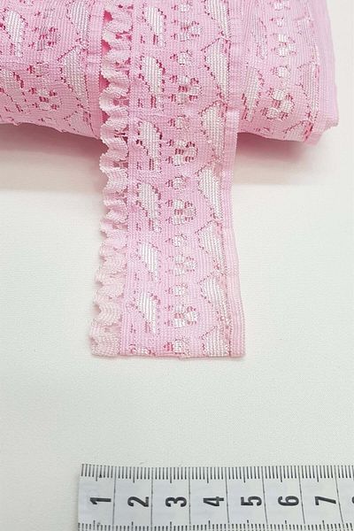 Hobigram Ροζ Lycra Stretchy Lace – Ειδικό Σχέδιο, Αξεσουάρ, Ποιοτική Παραγωγή, Στυλ που τραβάει τα βλέμματα – Διακοσμητικό Σ