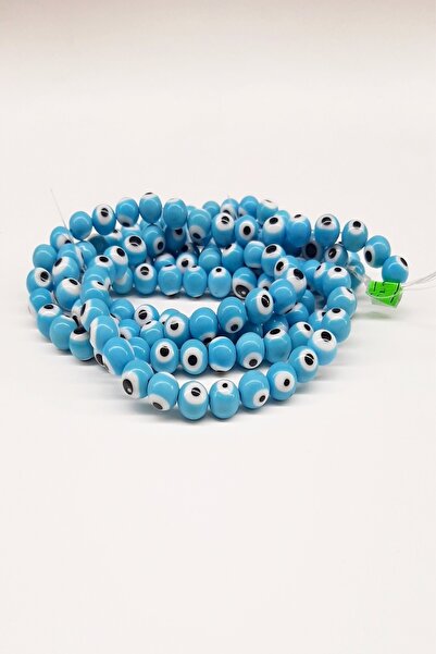 Hobigram Plavo-bela staklena perla za zlo oko Nzr-1057 – Specijalni dizajn, a...