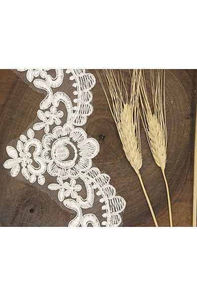 Hobigram Off White French Guipure 924 – Ειδικό σχέδιο, Αξεσουάρ, Ποιοτική Παραγωγή, Στυλ που τραβάει τα βλέμματα – Διακοσμητικό