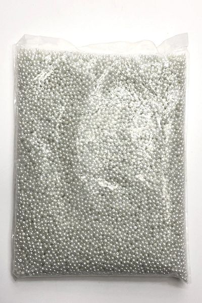 Hobigram White Glass Pearl Beads 3 Mm 1 Kg – Beads, Chic Design, Γυναικείο αξεσουάρ – Beads