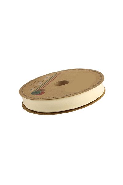 Hobigram Dark Cream Koton Piping 2 cm – Κορδέλα, Κομψό Σχέδιο, Γυναικείο Αξεσουάρ – Κορδέλα