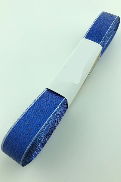 Hobigram Saks Blue Glitter Κορδέλα 1,5 cm – Κορδέλα, Κομψό Σχέδιο, Γυναικείο Αξεσουάρ – Κορδέλα