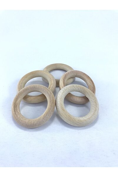 Hobigram Küçük Boy Ham Ahşap Halka – Özel Tasarım, Aksesuar, Kaliteli Üretim,...