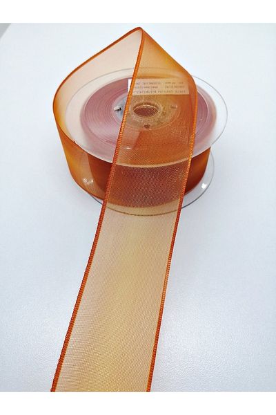 Hobigram Πορτοκαλί Κορδέλα Σιφόν 4 εκ. 3 μέτρα – Κορδέλα, Κομψό Σχέδιο, Γυναικείο Αξεσουάρ – Κορδέλα