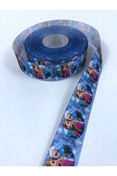 Hobigram Blue Anna Elsa Figured Grosgrain Ribbon – Ειδικό σχέδιο, Αξεσουάρ, Ποιοτική Παραγωγή, Εντυπωσιακό Στυλ –
