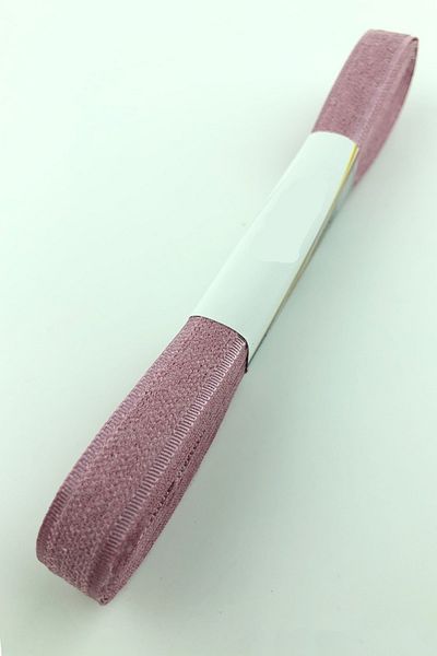 Hobigram Panglică cu efect de catifea Dusty Rose 1 Cm – Panglică, Design Elegant, Accesoriu pentru femei – Panglică